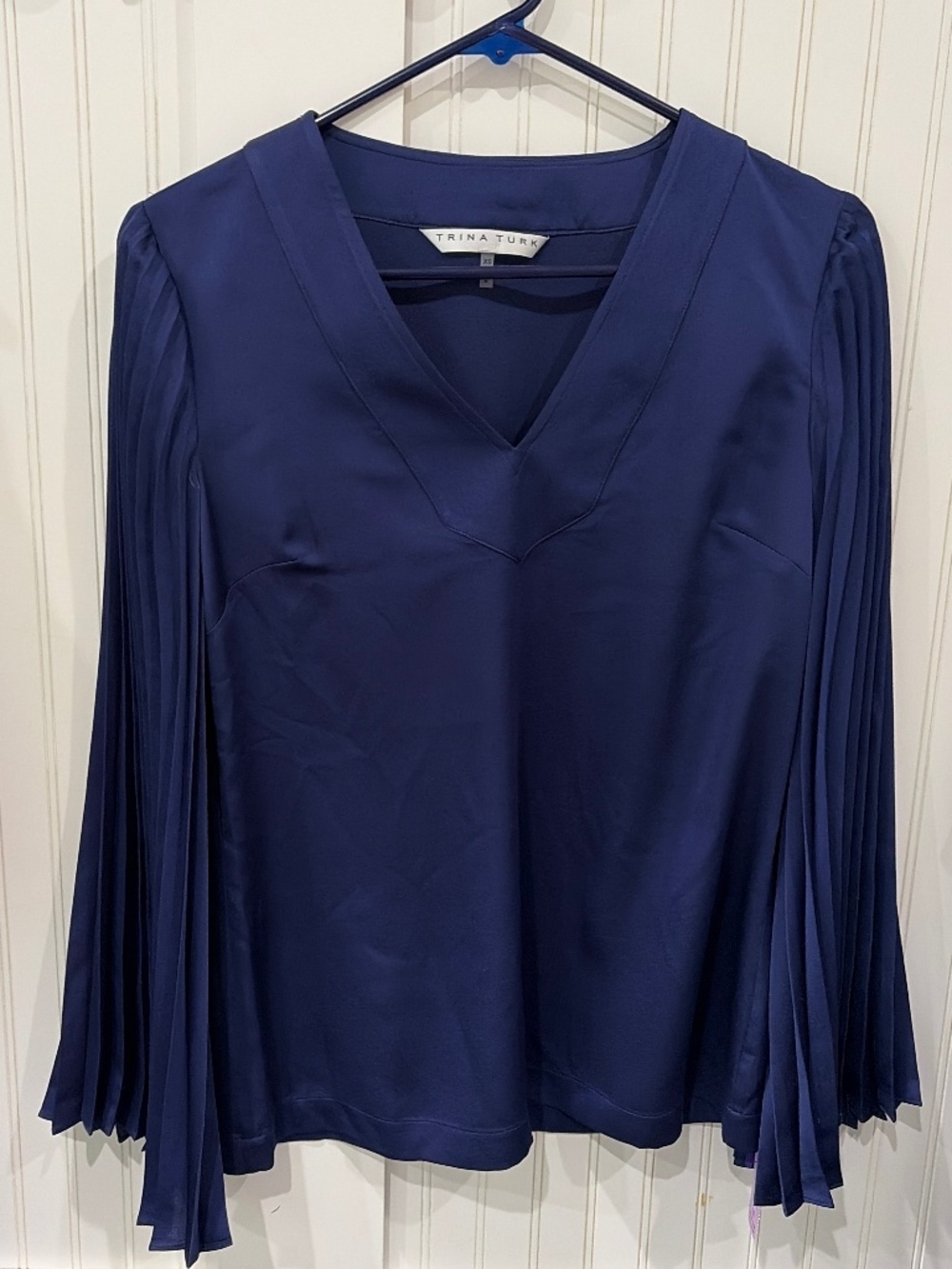 Trina Turk Size XS deep Cobalt blue top